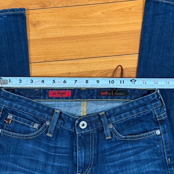AG Adriano Goldschmied Mid Rise Bootcut Jeans Medium Blue Wash Size 27R - Picture 4 of 7